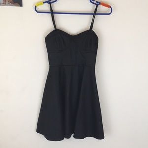 Wet seal black bustier dress